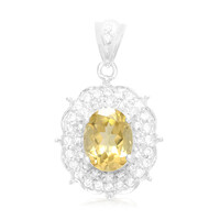 Ciondolo in argento con Quarzo Champagne