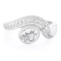 Anello in argento con Berillo Himalayano