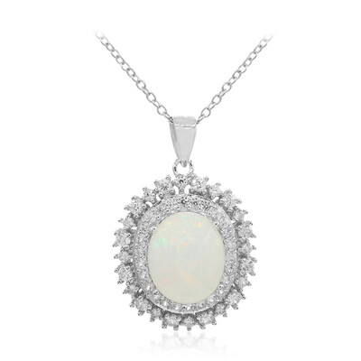 Collana in argento con Opale di Welo