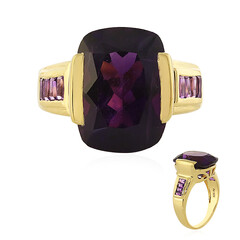 Anello in argento con Ametista Zambiana