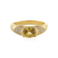 Anello in argento con Zircone Giallo