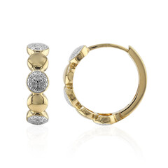 Orecchini in argento con Diamante I3 (I)
