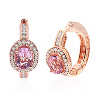 Orecchini in argento con Fluorite Rosa (Dallas Prince Designs)