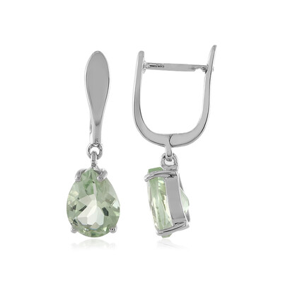 Orecchini in argento con Ametista Verde
