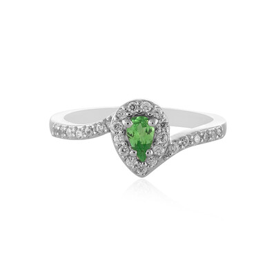 Anello in argento con Tsavorite