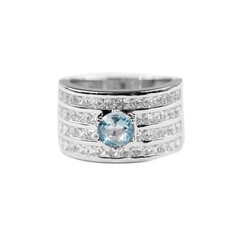 Anello in argento con Zircone Ratanakiri