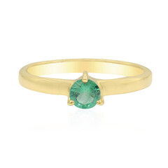 Anello in argento con Smeraldo Zambia