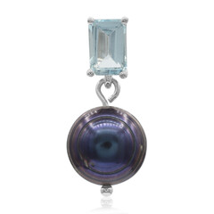 Ciondolo in argento con Perla di Acqua Dolce (TPC)