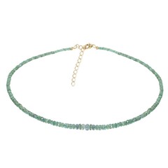 Collana in argento con Smeraldo Zambia