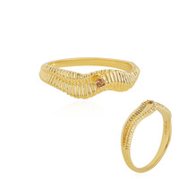 Anello in argento con Zircone Giallo (SAELOCANA)