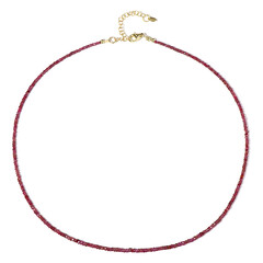 Collana in argento con Spinello Rosso