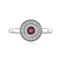 Anello in argento con Rubellite