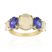 Anello in oro con Opale di Welo (Adela Gold)