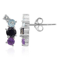 Orecchini in argento con Iolite