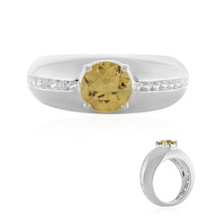 Anello in argento con Zircone Giallo (de Melo)