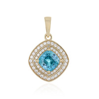 Ciondolo in oro con Zircone Ratanakiri (Adela Gold)