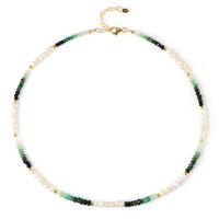 Collana in argento con Smeraldo Brasiliano (Riya)