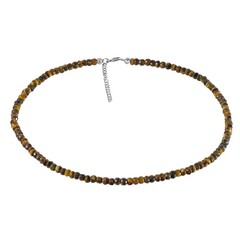 Collana in argento con Occhio di Tigre