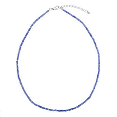 Collana in argento con Tanzanite
