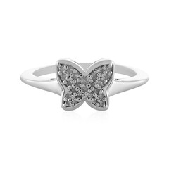 Anello in argento con Diamante I2 (I)