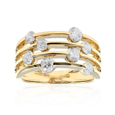 Anello in oro con Diamante I1 (H) (CIRARI)