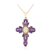 Collana in argento con Opale di Welo