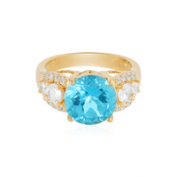 Anello in argento con Topazio Paraiba