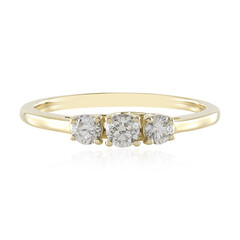 Anello in oro con Diamante IF (G) (de Melo)