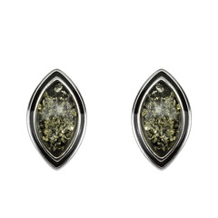 Orecchini in argento con Ambra Baltica