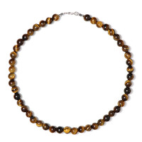 Collana in argento con Occhio di Tigre