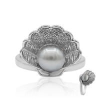 Anello in argento con Perla di Acqua Dolce