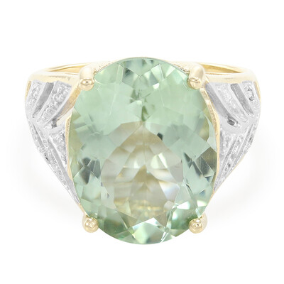 Anello in oro con Ametista Verde Rio Grande