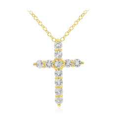 Collana in argento con Topazio Bianco