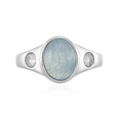 Anello in argento con Acquamarina