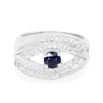 Anello in argento con Iolite Ceylon (Jahdo)