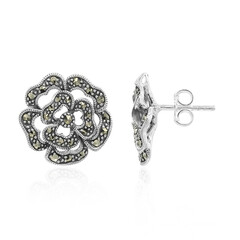 Orecchini in argento con Marcassite