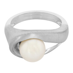 Anello in argento con Perla Akoya
