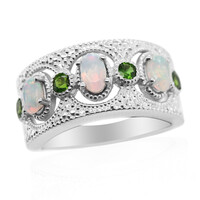 Anello in argento con Opale di Welo