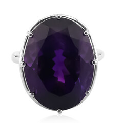 Anello in argento con Ametista Zambiana (Pallanova)