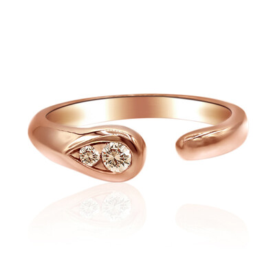 Anello in oro con Diamante Rose de France SI1 di Argyle (Annette)