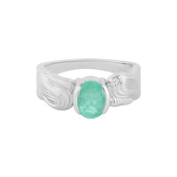 Anello in argento con Smeraldo Russo (SAELOCANA)