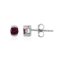 Orecchini in argento con Rodolite