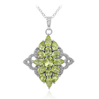 Collana in argento con Peridoto