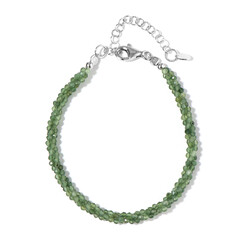 Bracciale in argento con Serpentino