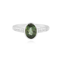 Anello in argento con Apatite Cromo