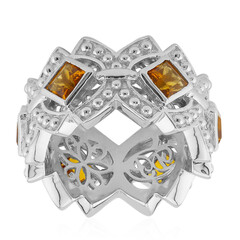 Anello in argento con Citrino Madeira (Dallas Prince Designs)