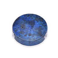 Ciondolo in argento con Malachite Azzurrite