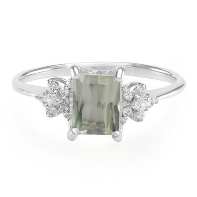 Anello in argento con Kunzite Canarino