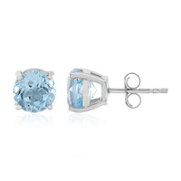 Orecchini in argento con Topazio Blu Cielo