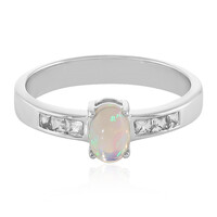 Anello in argento con Opale di Welo